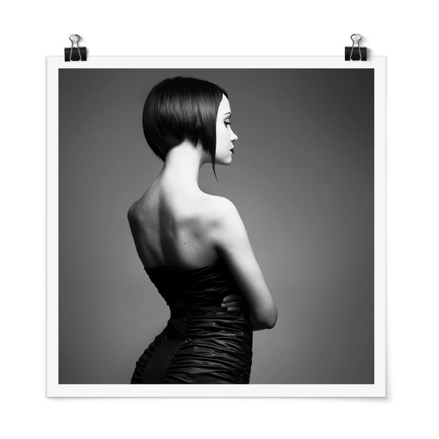 Poster - silhouette elegante - Quadrato 1:1