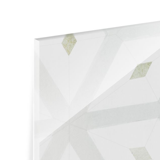 Paraschizzi in vetro - Piastrelle di vetro di mare - Formato orizzontale 2:1