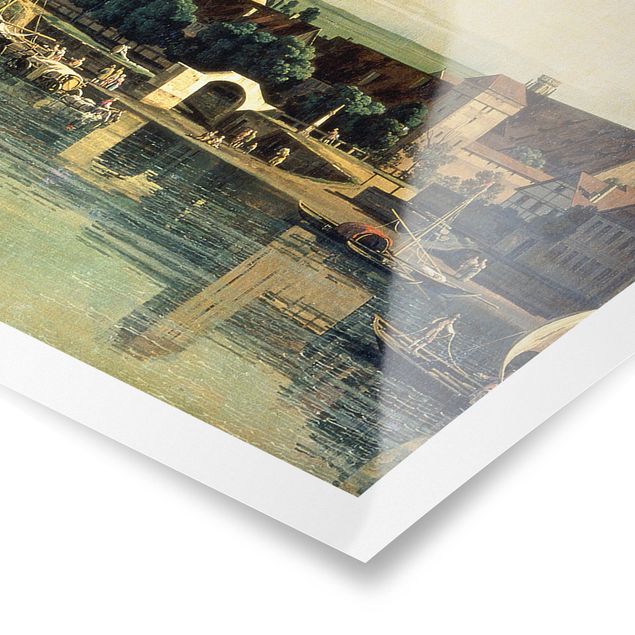 Poster - Bernardo Bellotto - View Of Pirna - Panorama formato orizzontale