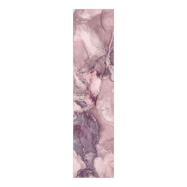 set tende a pannello Esperimenti di colore in marmo viola