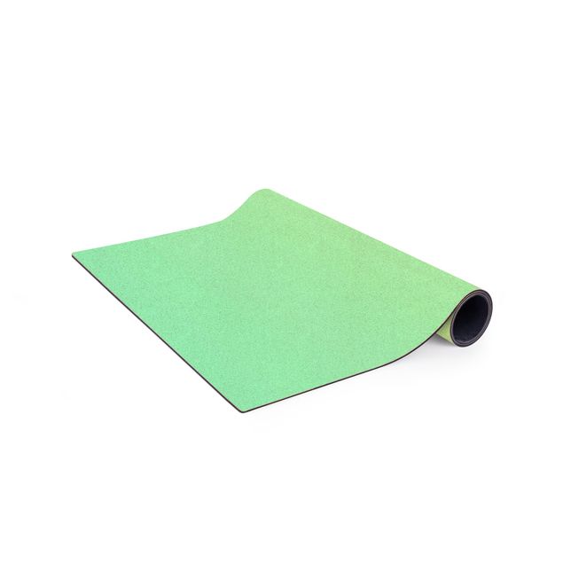 Tappetino di sughero - Gradiente cromatico verde prato - Formato verticale 1:3