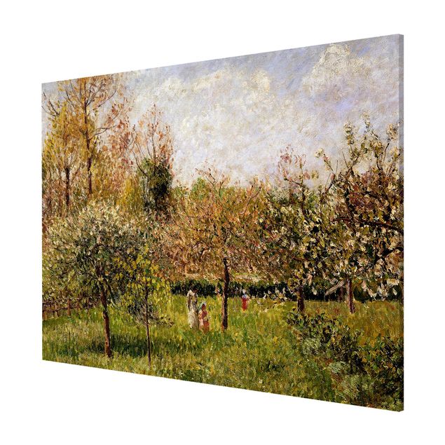 Lavagna magnetica - Camille Pissarro - Primavera in Eragny - Formato orizzontale 3:4