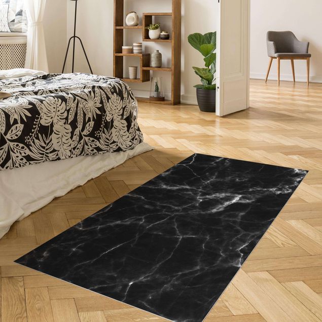 Tappeti moderni soggiorno Nero Carrara