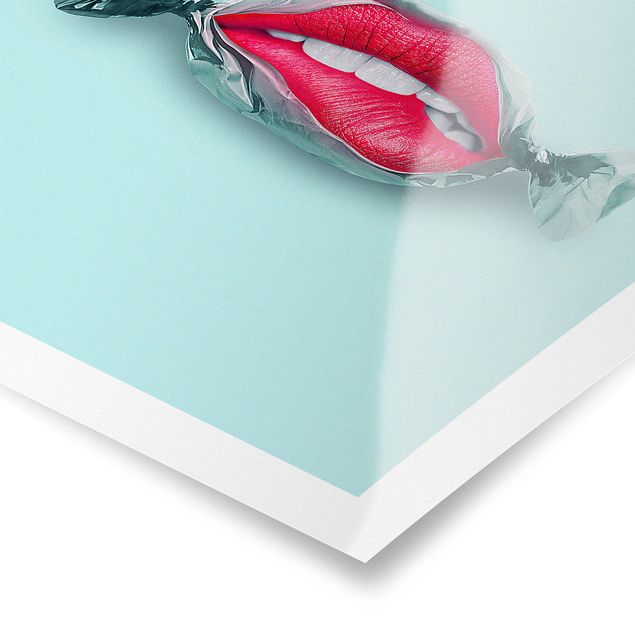 Poster - Jonas Loose - Candy Con Labbra - Verticale 3:2