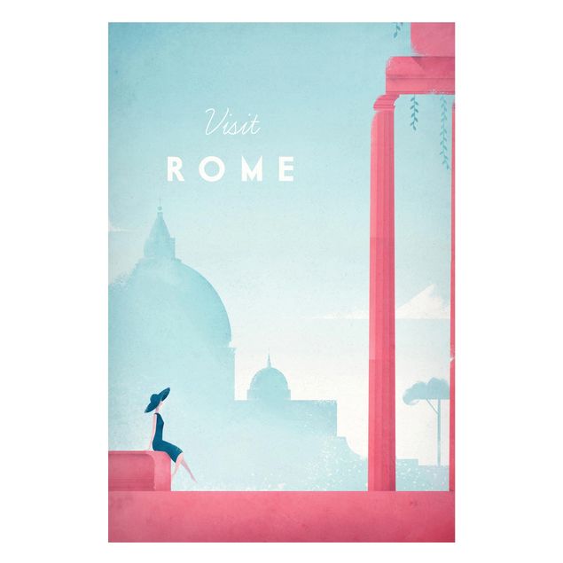 Lavagna magnetica - Poster Travel - Rome - Formato verticale 2:3