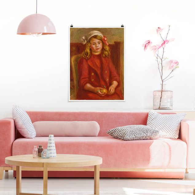 Poster - Auguste Renoir - Ragazza con l'arancio - Verticale 4:3