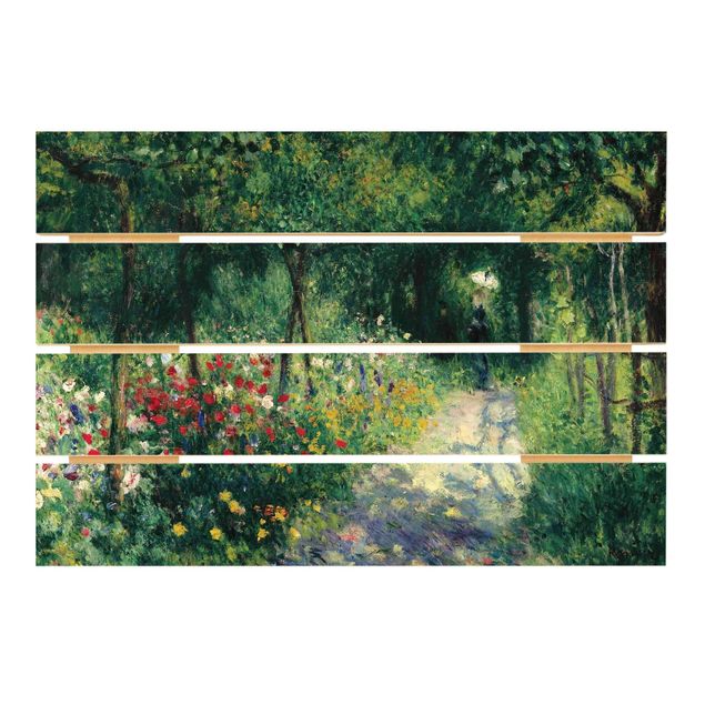 Stampa su legno - Auguste Renoir - Women In The Garden - Orizzontale 2:3