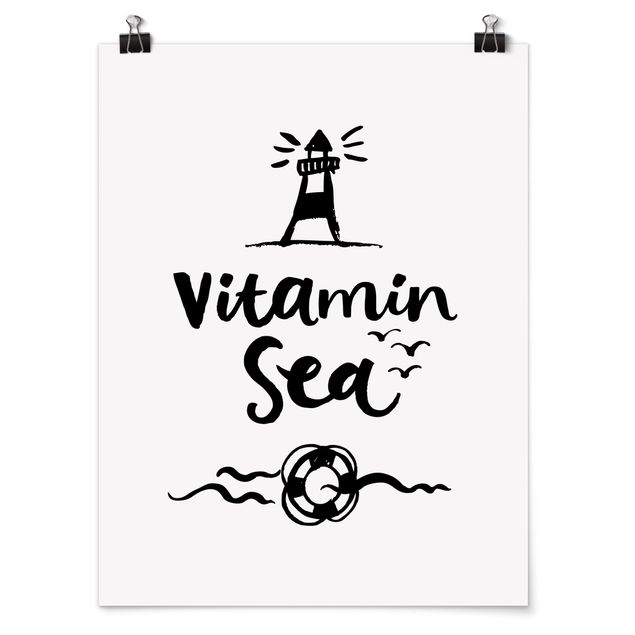 Poster - vitamina Sea - Verticale 4:3