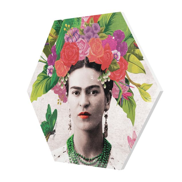 Esagono in forex - Frida Kahlo - Fiore Ritratto