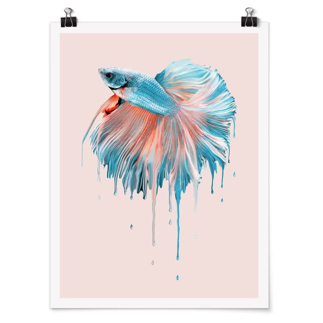 Poster - Melting Pesce - Verticale 4:3