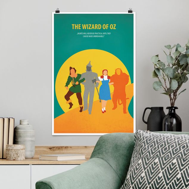 Poster illustrazioni Locandina film Il mago di Oz