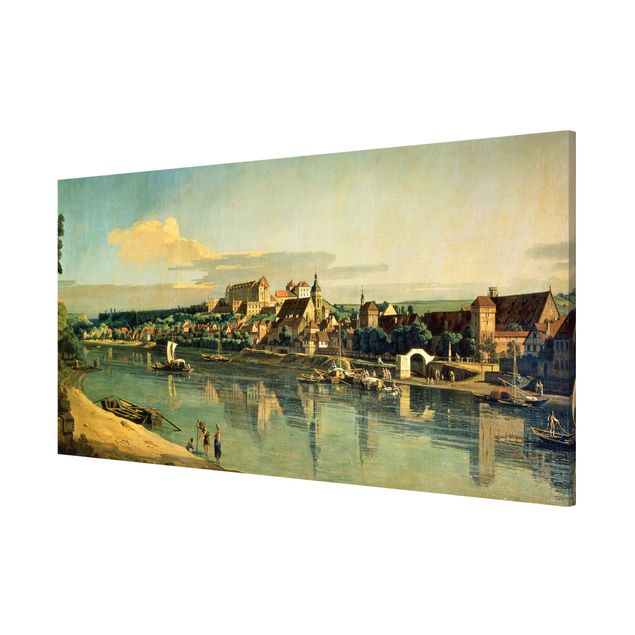 Lavagna magnetica - Bernardo Bellotto - View Of Pirna - Panorama formato orizzontale