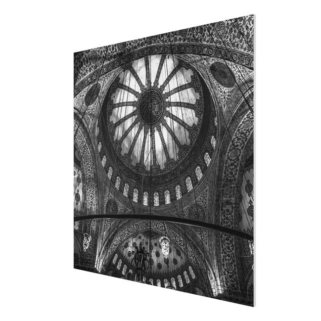 Quadro in forex - Le cupole della Moschea Blu - Quadrato 1:1