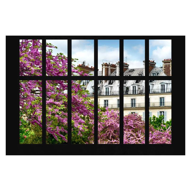 Carta da parati - Window Spring Paris