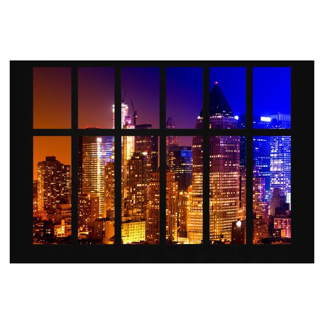 Carta da parati - Window Manhattan Sunrise
