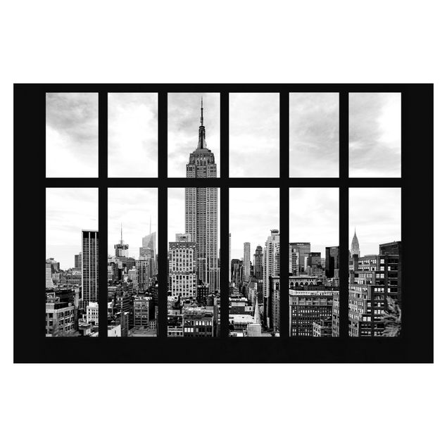 Carta da parati - Window New York Empire State Building