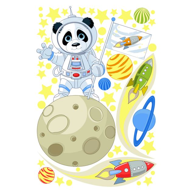 Adesivi da finestra - Panda  Astronauta
