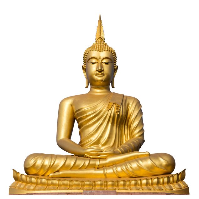 Adesivi da finestra Buddha d'oro
