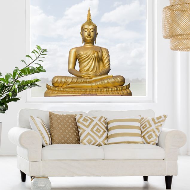 Pellicola per vetri per salone Buddha d'oro
