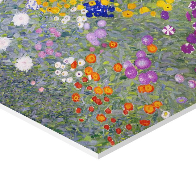 Esagono in forex - Gustav Klimt - Cottage Garden