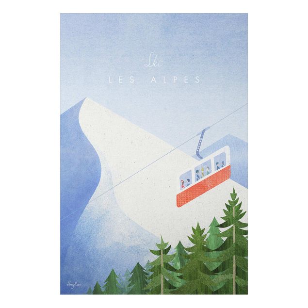 Stampa su alluminio - Poster di viaggio - Alpi