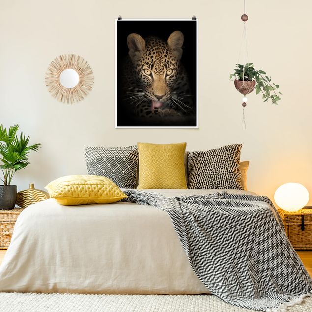Poster - Riposo Leopard - Verticale 4:3