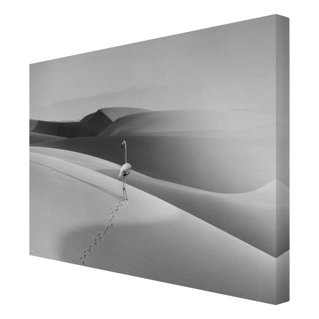 Riproduzioni su tela quadri famosi Fenicottero nel deserto