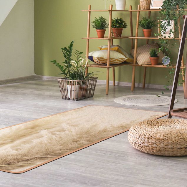 Beige tappeti moderni soggiorno Morbida erba della pampa
