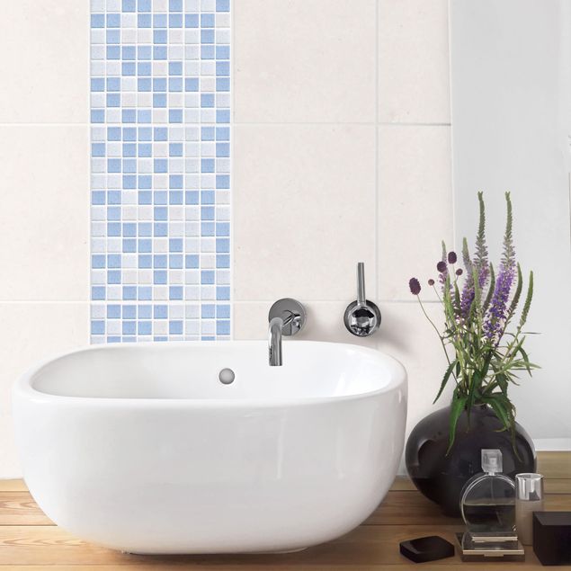 Adesivo per piastrelle - Mosaic Tiles Light Blue 20x25 cm