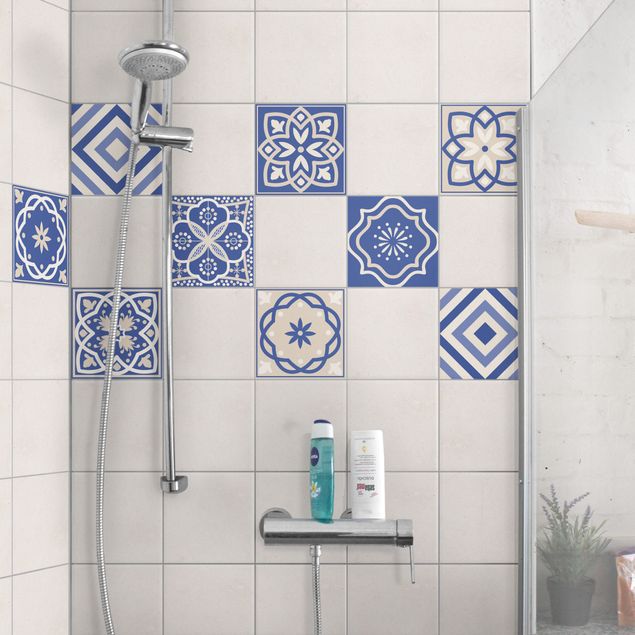 Adesivo per piastrelle - Set - Portuguese tiles set 10cm x 10cm