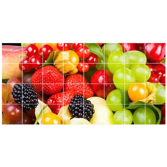 Adesivo per piastrelle - Fruit Mix