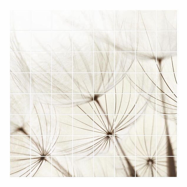 Adesivo per piastrelle - Gentle Grasses - Quadrato