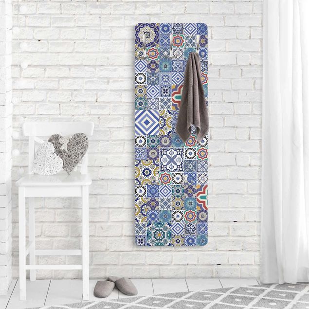 Appendiabiti disegni - Piastrelle mosaici colorati portoghesi