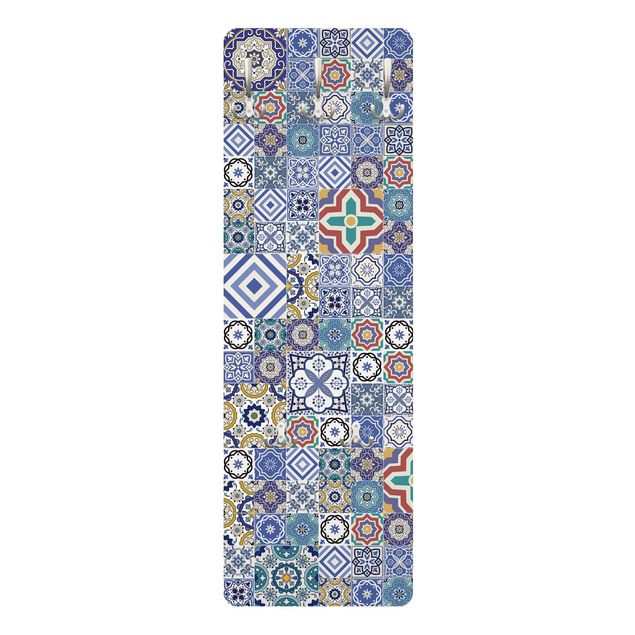 Appendiabiti disegni - Piastrelle mosaici colorati portoghesi