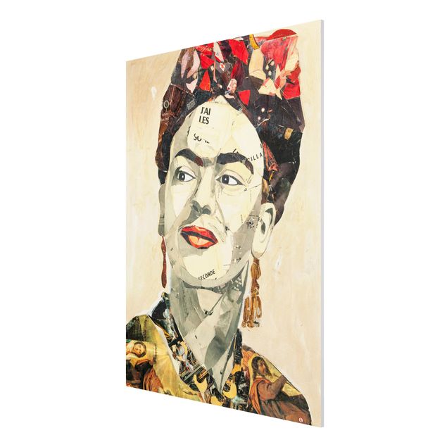 Quadro in forex -Frida Kahlo - Collage No.2- Verticale 3:4
