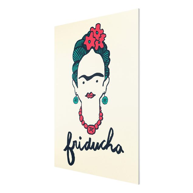 Quadro in forex -Frida Kahlo - Friducha- Verticale 3:4