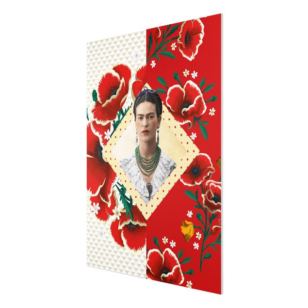 Quadro in forex -Frida Kahlo - Poppies- Verticale 3:4