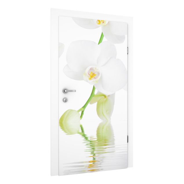 Carta da parati per porte - Wellness orchid