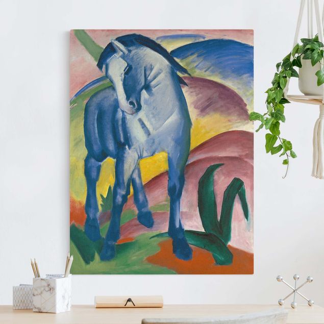 Quadri con cavalli Franz Marc - Cavallo blu I