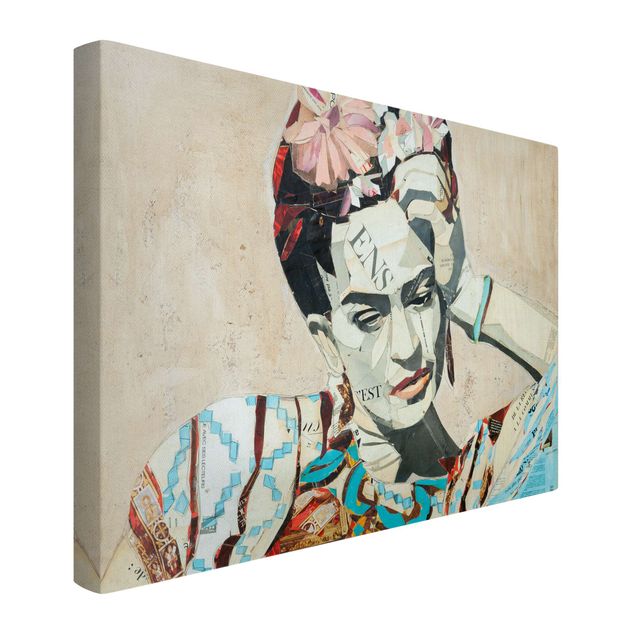 Quadro fonoassorbente - Frida Kahlo - Collage No.1