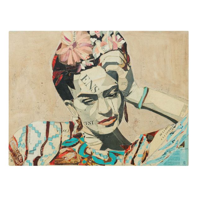 Stampa su tela - Frida Kahlo - Collage No.1 - Orizzontale 4:3