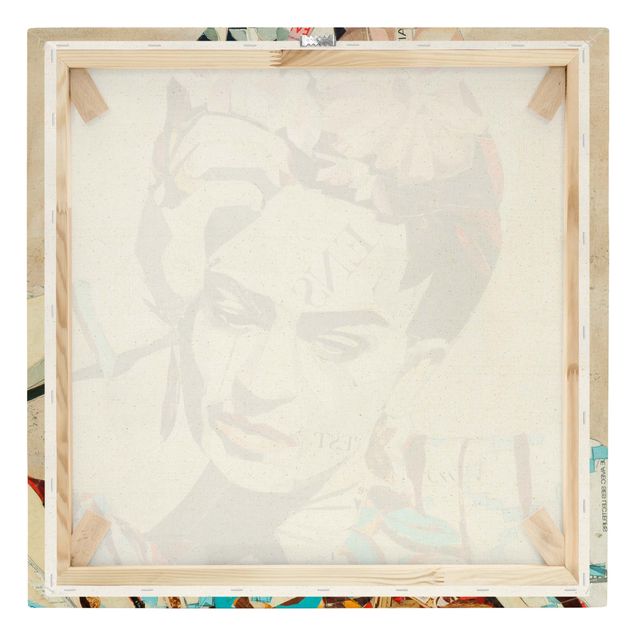 Stampa su tela - Frida Kahlo - Collage No.1 - Quadrato 1:1