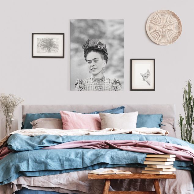 Quadri moderni per soggiorno Ritratto di Frida Kahlo