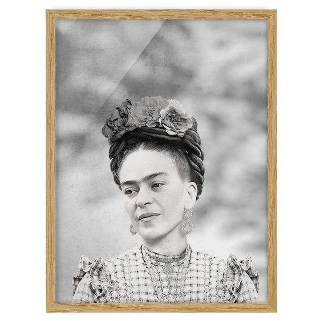 Poster con cornice - Ritratto di Frida Kahlo