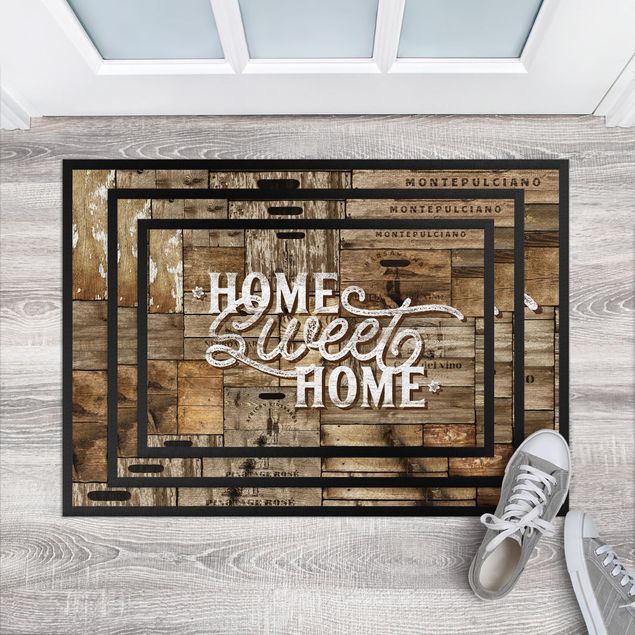 Zerbini design Home sweet Home Pannello di legno