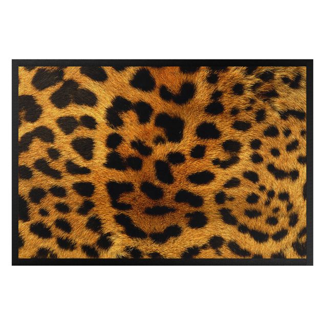 Zerbini porta d'ingresso Pelliccia di gatto serval