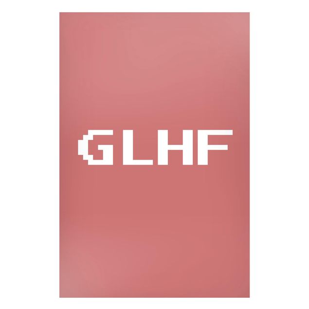 Lavagna magnetica - Sigla Gaming GLHF - Formato verticale 2:3