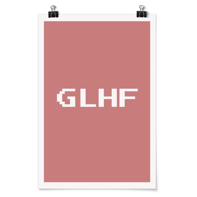 Poster riproduzione - Sigla Gaming GLHF