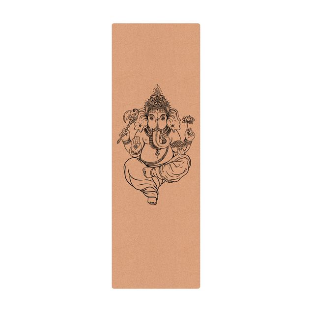 Tappetino di sughero - Ganesha - Formato verticale 1:3