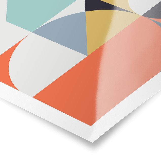Poster - Forme geometriche colorate II